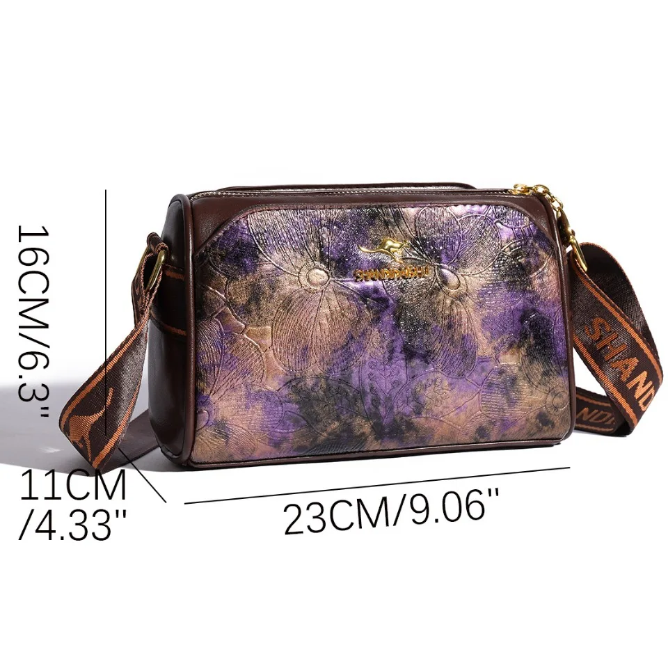 Luxury Printing light Leather Female Messenger bag Purses Designer Women Handbag High-quality Shoulder Crossbody Bags Bolsos