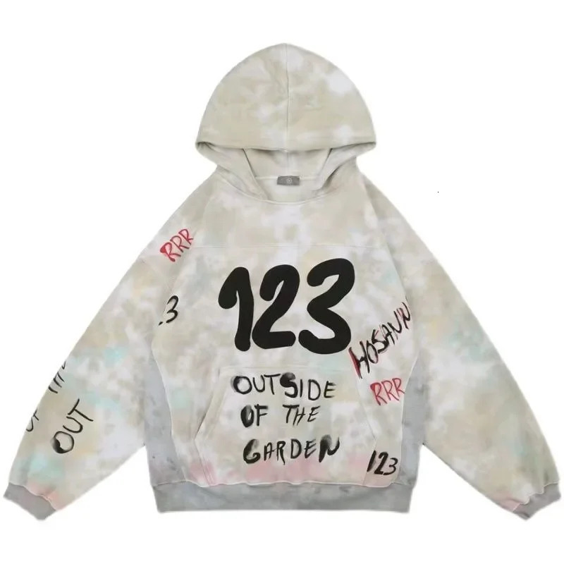 Hikigawa Vintage Letter Print Contrast Color Tops Women Loose Casual Harajuku Long Sleeve Hoddies All Match Sweatshirts 241108