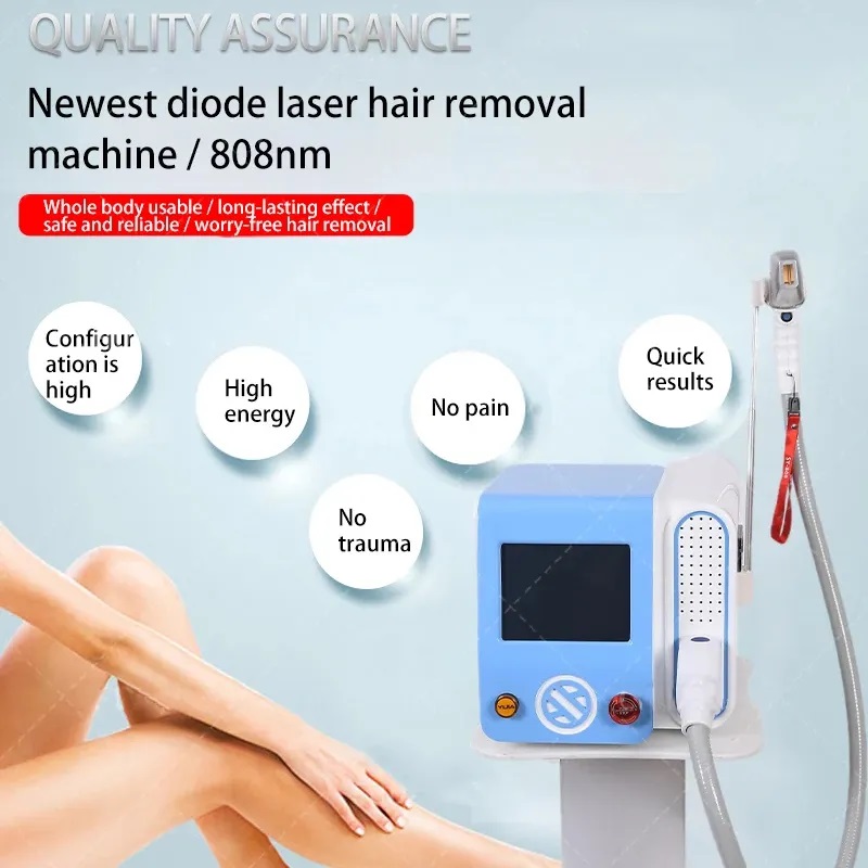 Big Power 808 Ice Diode Laser Hair Removal Machine 3 Wavelength 755 808 1064nm Laser Diode Hair Removal Permanent Hair Remover Laser Device
