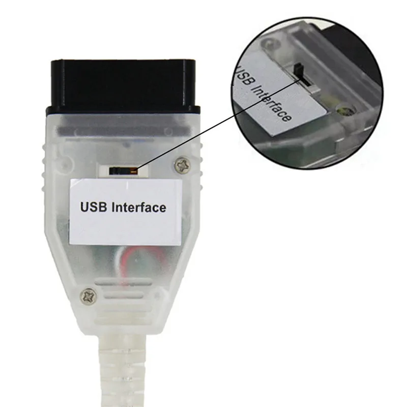 For Lot 10PCS/1 K+ DCAN K Switch OBD2 Diagnostic Cable INPA USB Interface INPA Ediabas DCAN Diagnostic Scanner smile +