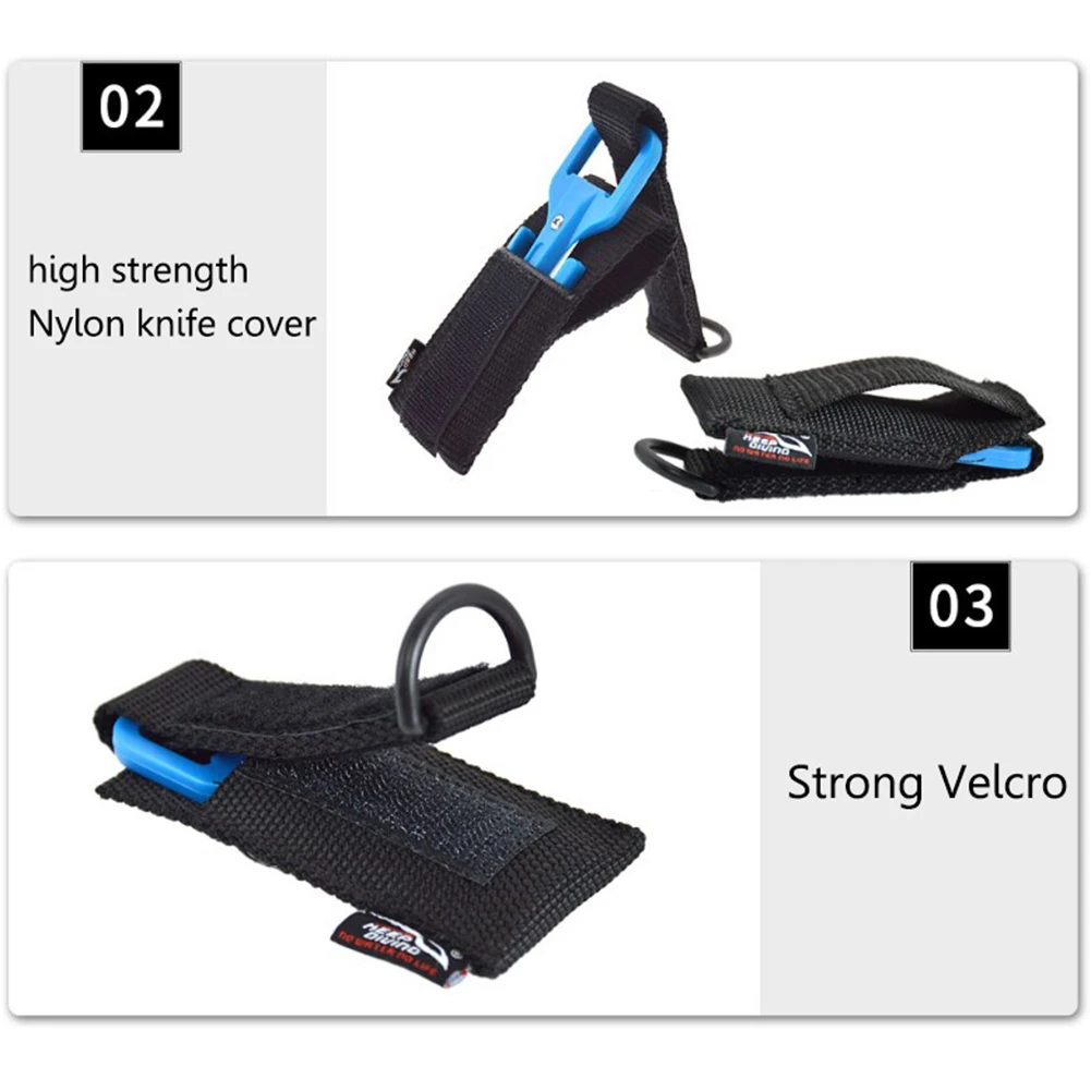 Diving Cutting Special Knife Line Cutter Underwater Knife Spearfishing Secant Equipment Wear-resistant Sharp Easy Carry Outdoor