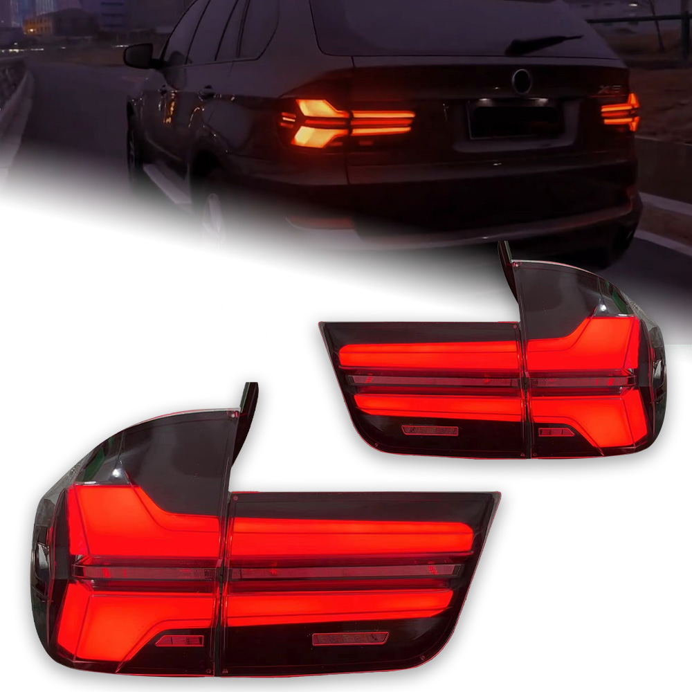 LED Taillight for BMW X5 LED Tail Light 2007-2013 E70 Rear Lamp Dynamic Turn Signal Highlight Reversing Brake
