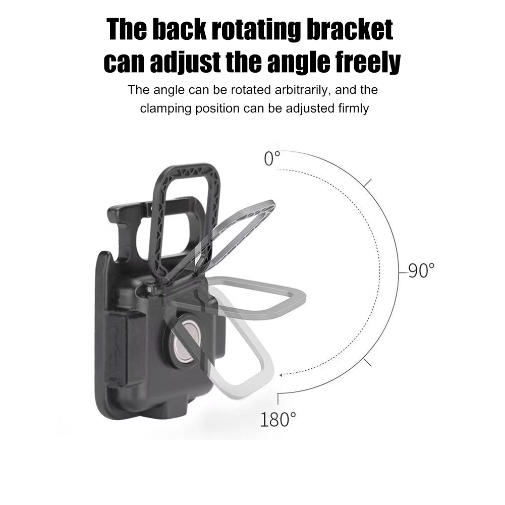 Clip LED Portable COB Hook Mini Pocket Torch Type-C Rechargeable Flashlight OutdoorLantern Keychain Work Light Emergency Lamp smile