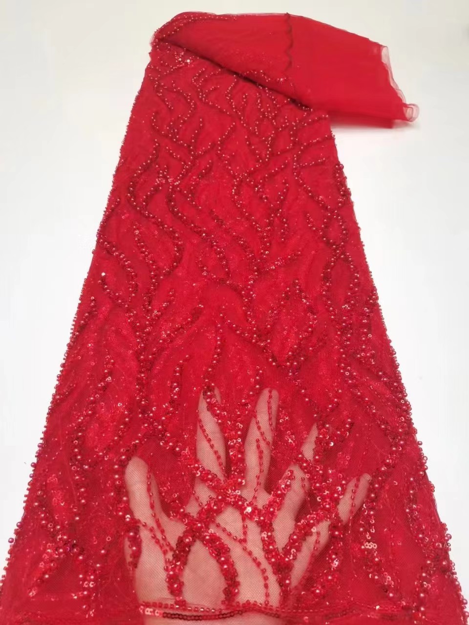 2024 Plus Size Aso Ebi Prom Dresses For Special Occasions Feathered Illusion Long Sleeves Beaded Lace Pearls Birthday Gowns Reception Anniversary Part