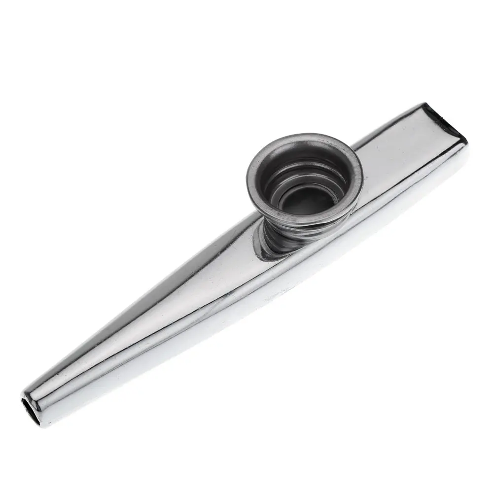 Aluminum Metal Kazoo Alloy With 20 Pcs Gifts Flute Diaphragm ddmysmile For Children Music-Lovers Smile