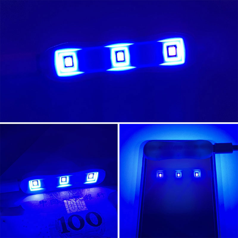 Car Glass Repair Curing Lamp Mini Resin Curing Glue UV Lamp Lighting Set Tool Auto Window Front Windshield Glass Crack Repair