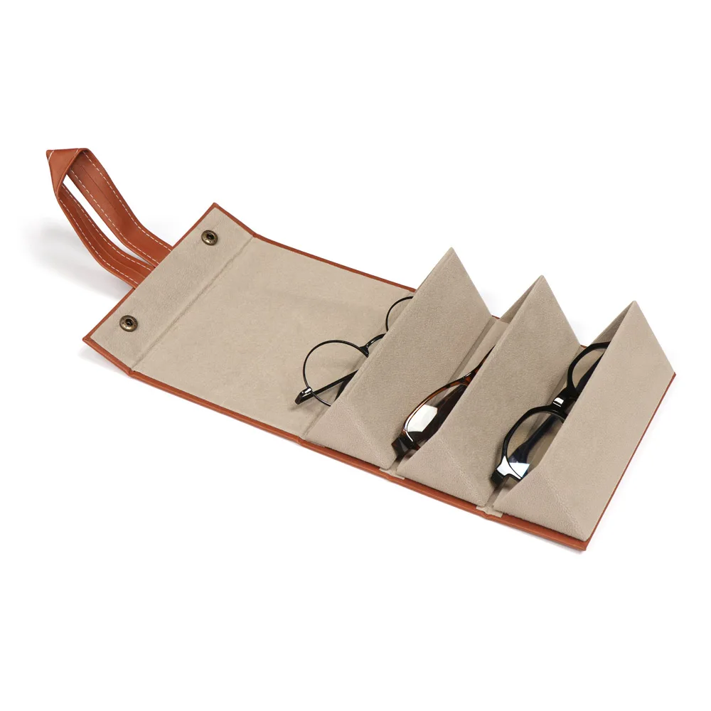 Multi-slot Display Portable Eyeglasses Holder Storage Box Sunglasses Case Glasses Organizer