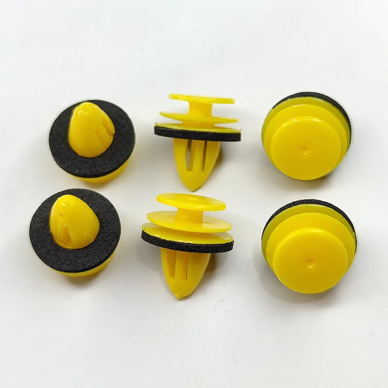 30/50PCS 9mm Hole Car Door Trim Panel Retainer Clips Fastener Plastic Rivets For Hyundai Nissan For Infiniti Car-styling
