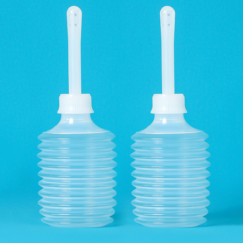2Pcs 180ml Disposable Anal Vaginal Bulb Douche Irrigator Enema Rectal Syringe Cleaner For Woman Cleaning