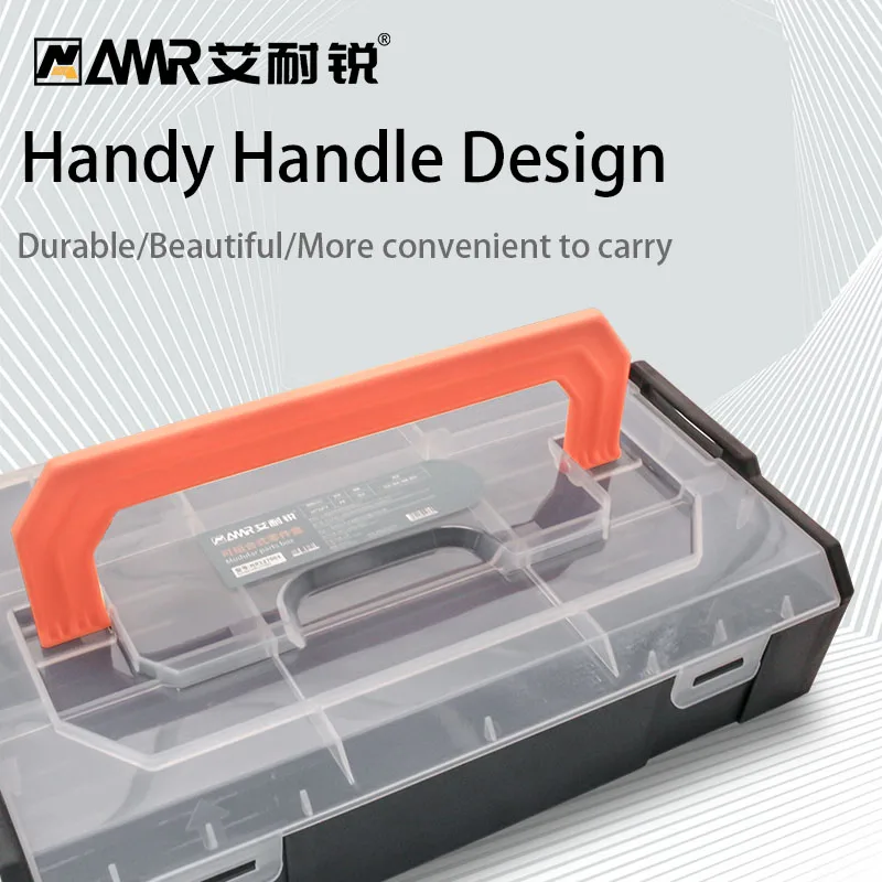 Toolbox Organizer Tool Organizer Nail Organizers Parts Case Storage Box Screw Nuts and Bolt Electronic Component Storage Bin - C