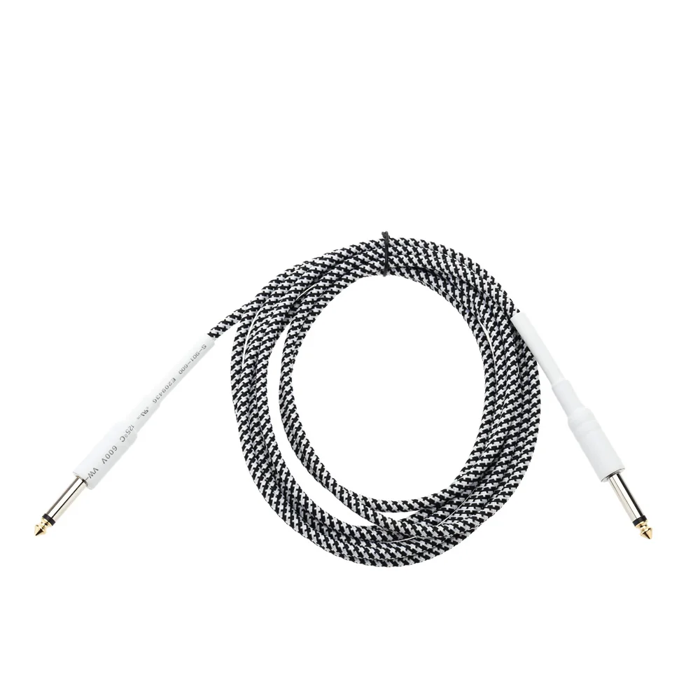 2M 6.6ft / 2m 6.35mm Mono Male to 6.35mm Mono Male Cable Wire Cord for Guitar Bass Instrument guitar accessories guitar capo
