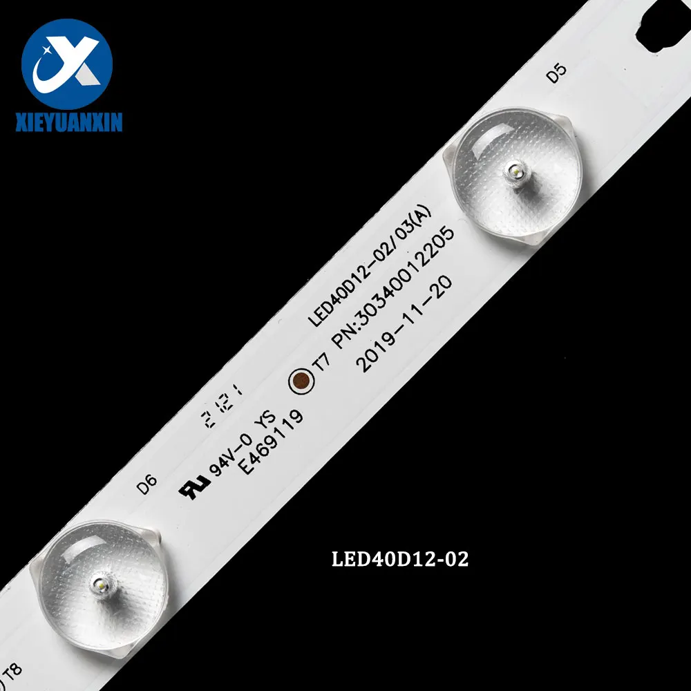12Lamp 3V Led 1W Backlights Strips For Haier ddmysmile 40Inch Led40d12-02 Backlight Led Tv Part Le40a7100l Le40b510x Le40b3000w Le40a3000 Smile