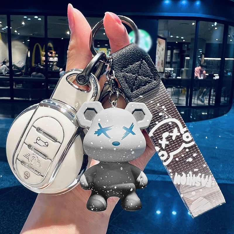 Key Case Car TPU Cover For MINI COOPERS ONE JCW CLUBMAN Countryman R55 R56 R57 R58 F56 F55 F54 F57 ddmysmile F60 R59 R60 S Roadster Smile