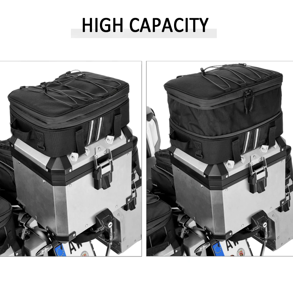 Motorcycle Rack Top Box Case Saddle Waterproof Luggage Bags For BMW K1600B K1600GA K1600GT K1600GT K1600GTL K 1600 B GA GT GTL