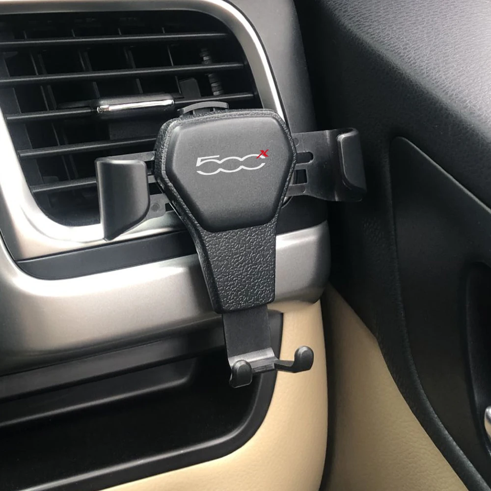 Car Air Vent Mount Adjustable Mobile Phone Holder For Fiat 500 500C 2012 500X 500L Abarth 695 Support Bracket Auto Accessories