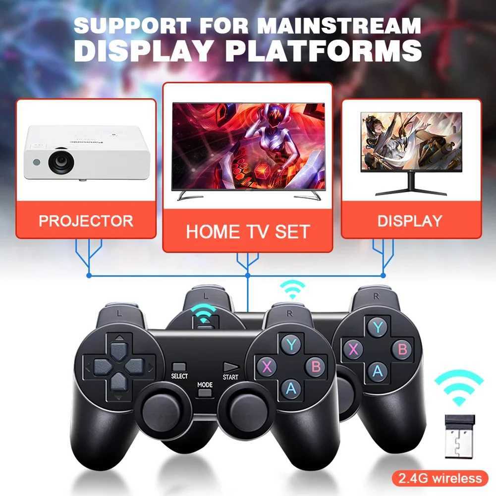 GD10 X2 Plus Gaming Stick 4K HD Retro Video Game Console Wireless Controller 64/128/256GB Built in 58000 Game Port TF Card Y241109