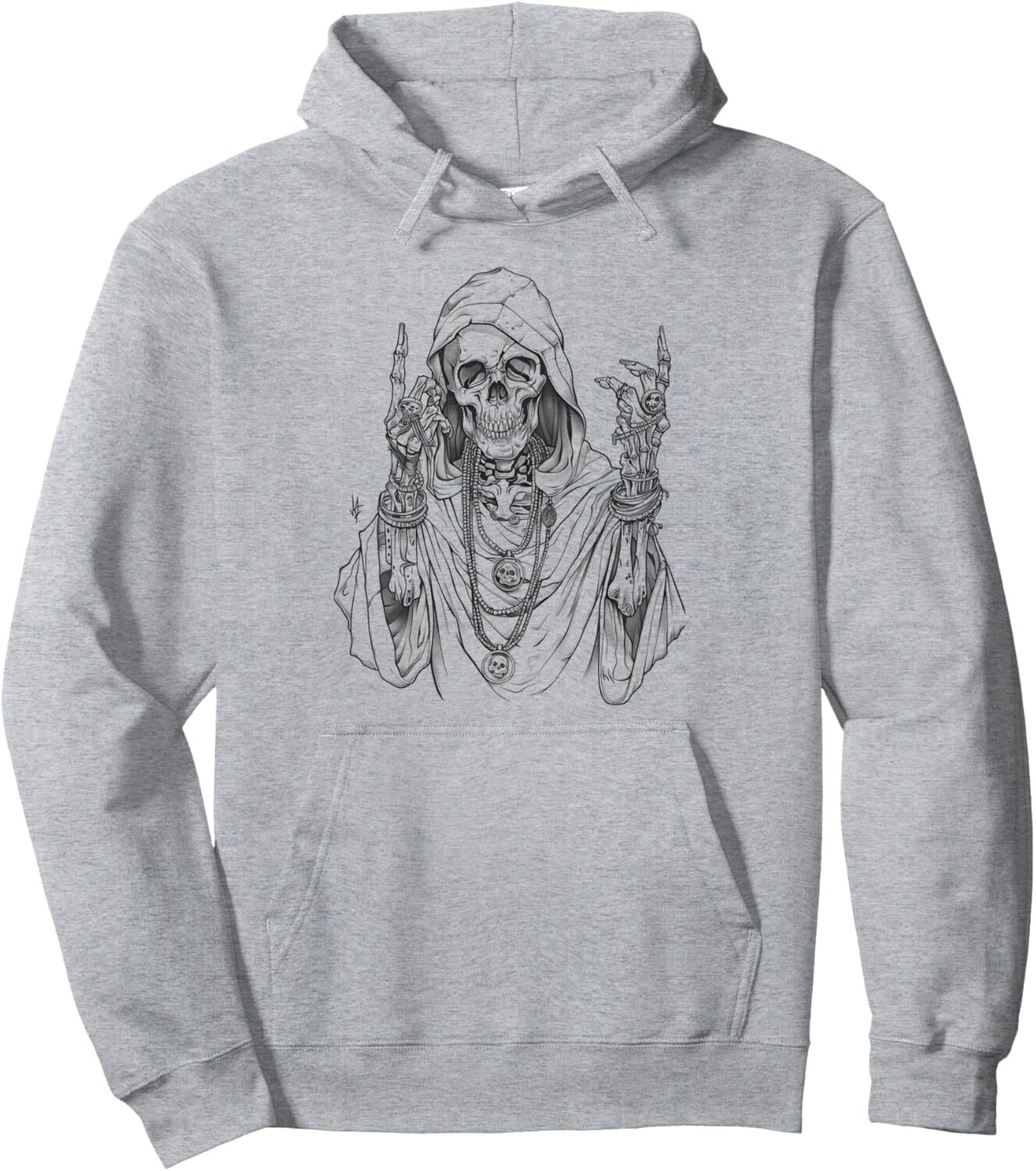 Hoodie for Mens Womens Skeleton Halloween Costume Grim Reaper Spooky Scary Pullover Hoodie Graphic Hoodies sweatshirt nice