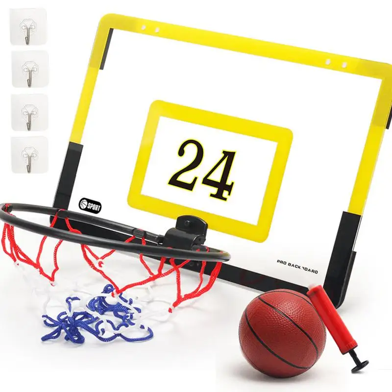 Mini Punch Basketball Free Board Toys Wall Mounted Basketball Hoop Set For Door Hanging Boys Teens Adults Birthday Gifts smile