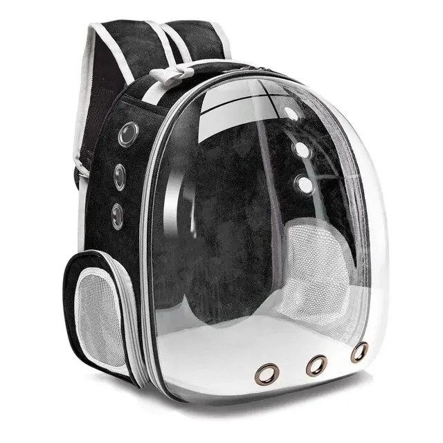 Cat Transparent Capsule Bubble Backpack Small Animal Puppy Kitty Bird Breathable Pet Carrier for Travel