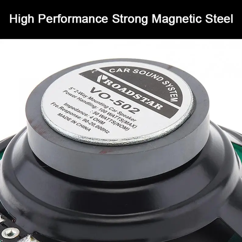 4 / 5 Inch 100W Universal Car HiFi Coaxial Speaker Vehicle Door Auto Audio Music Stereo Full Range Frequency Speakers