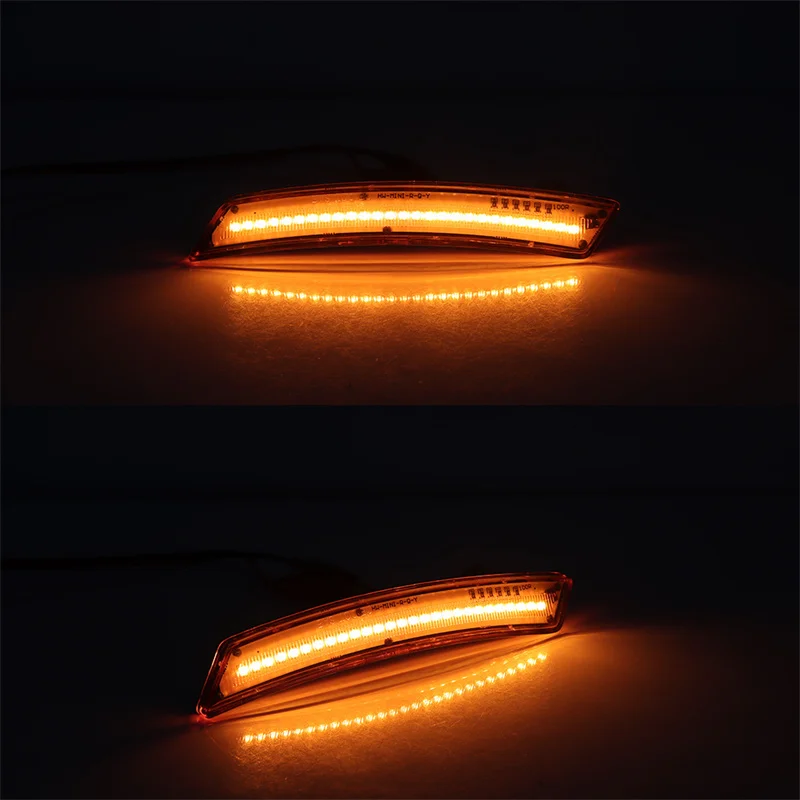 Front / Rear Amber Red LED Side Marker Lights Fender Flare Lamps For 2007-2016 Gen 2nd MINI Cooper R55 R56 R57 R58 R59 R60 R61 / smile / /