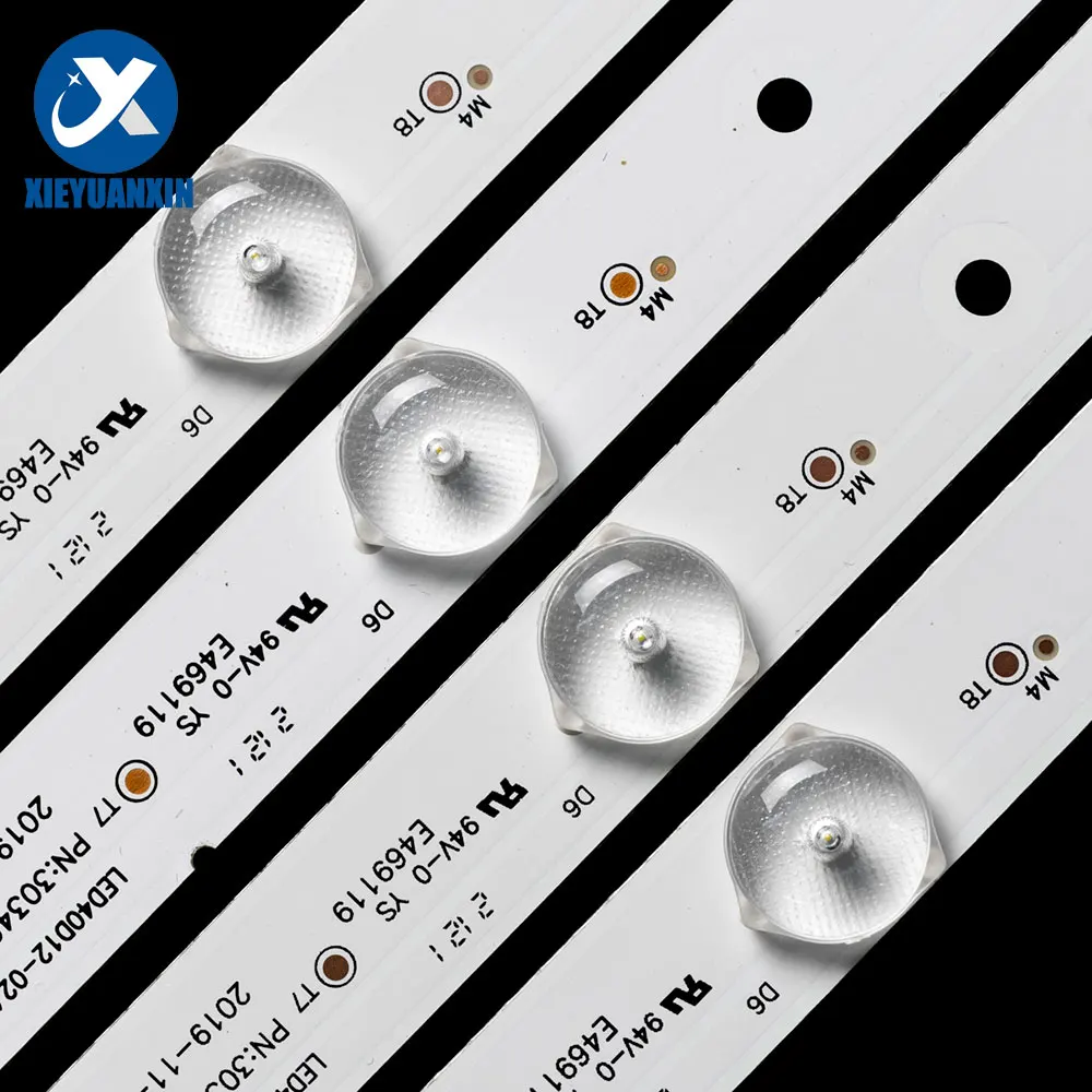 12Lamp 3V Led 1W Backlights Strips For Haier ddmysmile 40Inch Led40d12-02 Backlight Led Tv Part Le40a7100l Le40b510x Le40b3000w Le40a3000 Smile
