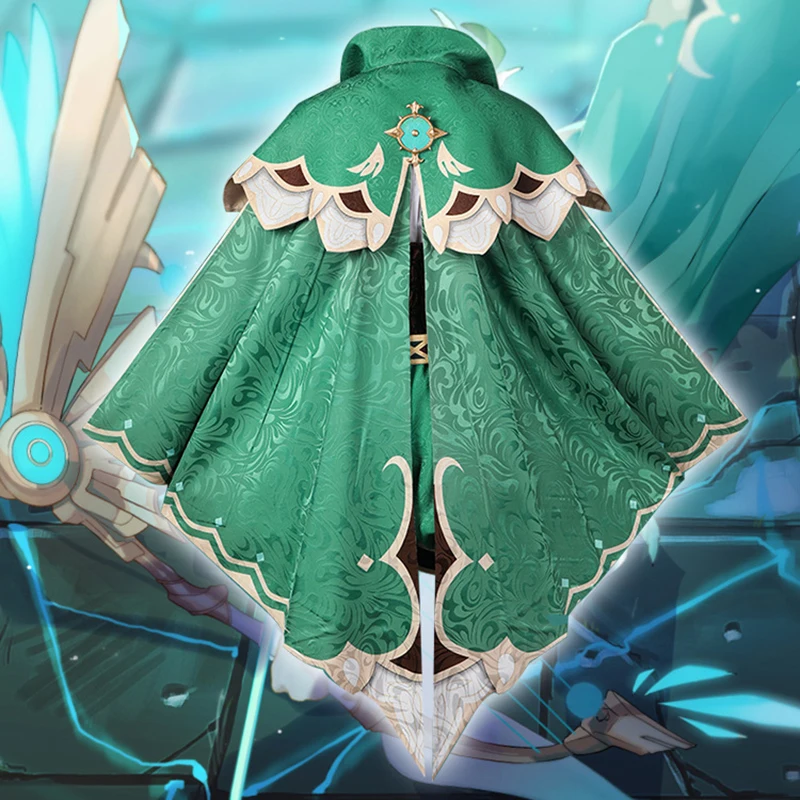 Cosplay Genshin Venti Impact Windy Lovely Uniform Costume Party For ddmysmile Women Outfit Genshin Impact Venti Wig Shoes Full Set Smile