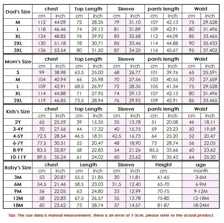 Winter Christmas Family Matching Pajamas Year Dad Mom Kids Baby Family Look Set Mother Daughter Father Son Pyjamas Outfit 241108