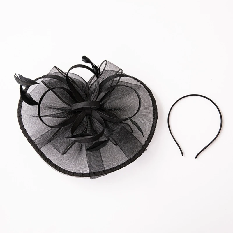 Pillbox Hat Fascinators ddmysmile Floral With Veil 1920S Headwear For Girls Women Vintage Tea Party Small Hat Adults Hair Accessories Smile