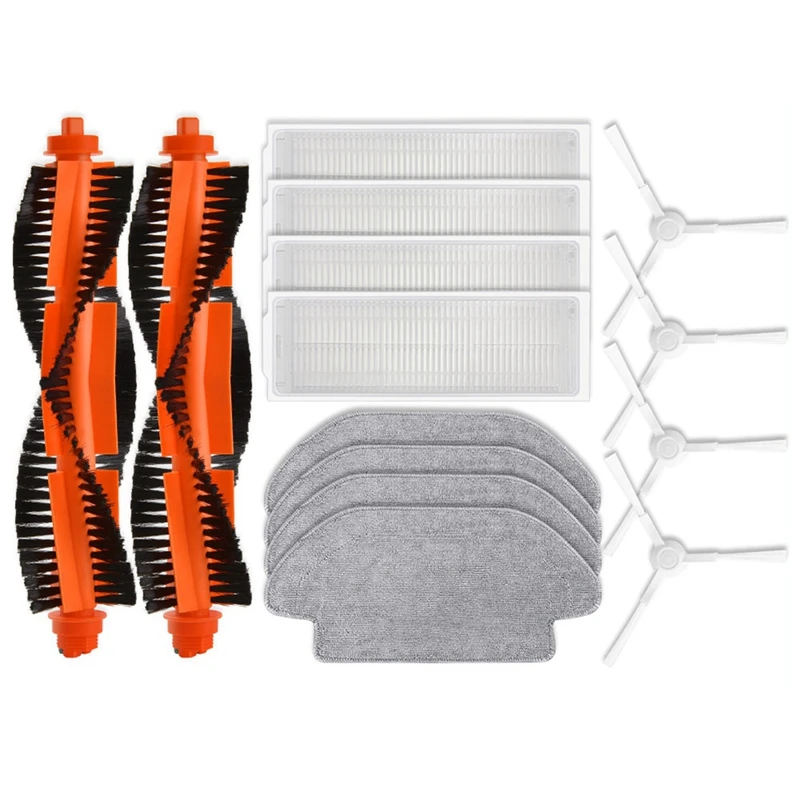 Vacuum For Xiaomi Robot S10 S12 B106GL Replacement Parts Accessories Main Side Brush Hepa Filter Mop Cloth smile