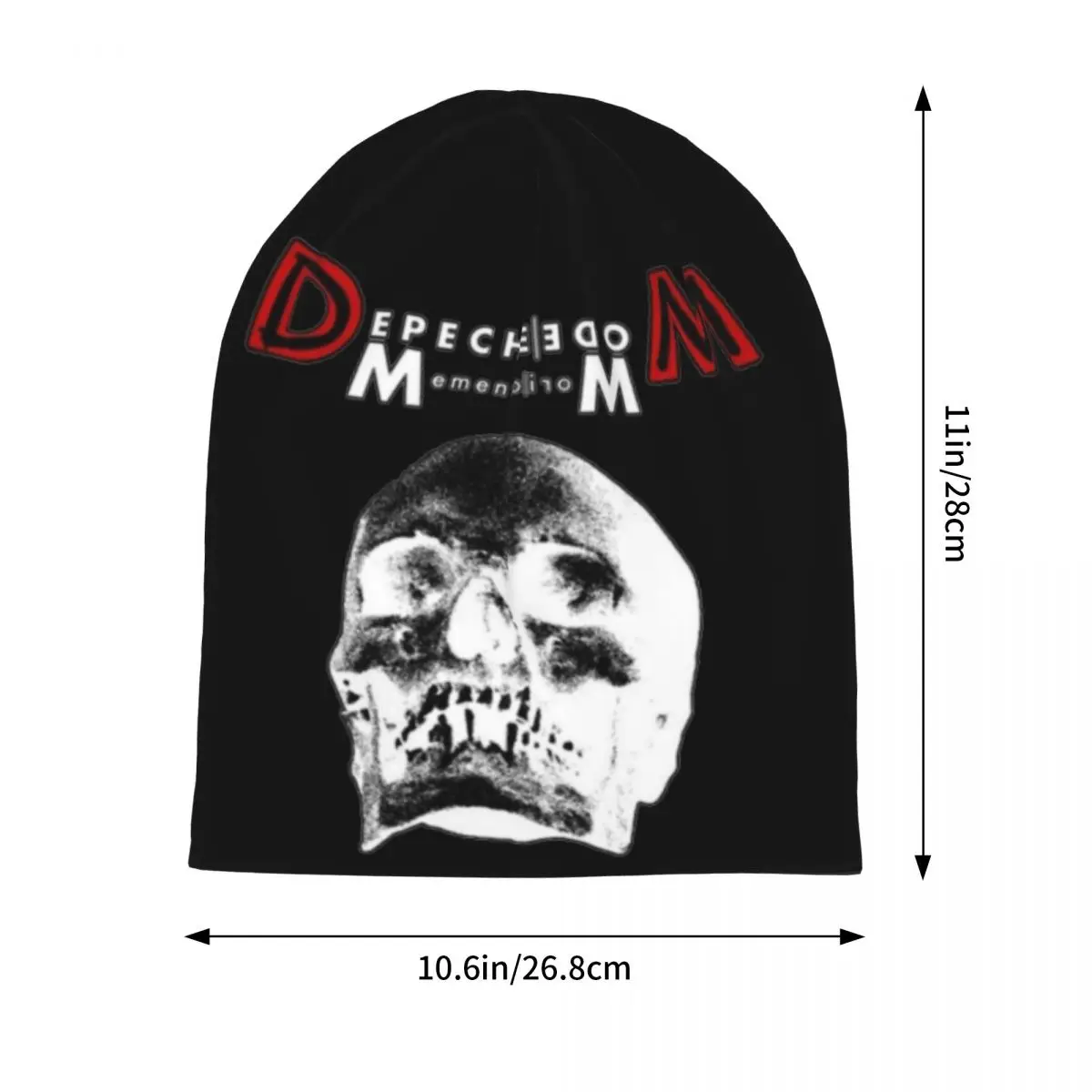 Depeches Mode Skull Memento Mori Bonnet Hats Autumn Winter Street Skullies Beanies Hats for Men Women Knitting Hats Summer Cap