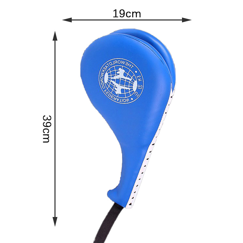 1PC Kids Training Practise Leather Hitting Children Taekwondo Kick Pad Target Karate Boxing Safety Equipment 19*39cm
