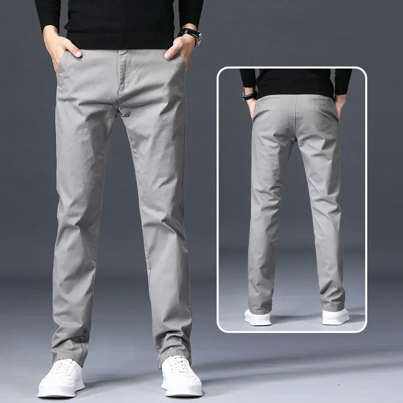 Spring and Autumn Golf Pants Mens British Slim Fit Casual Regular Korean Fashion Versatile Sports Pan 240401