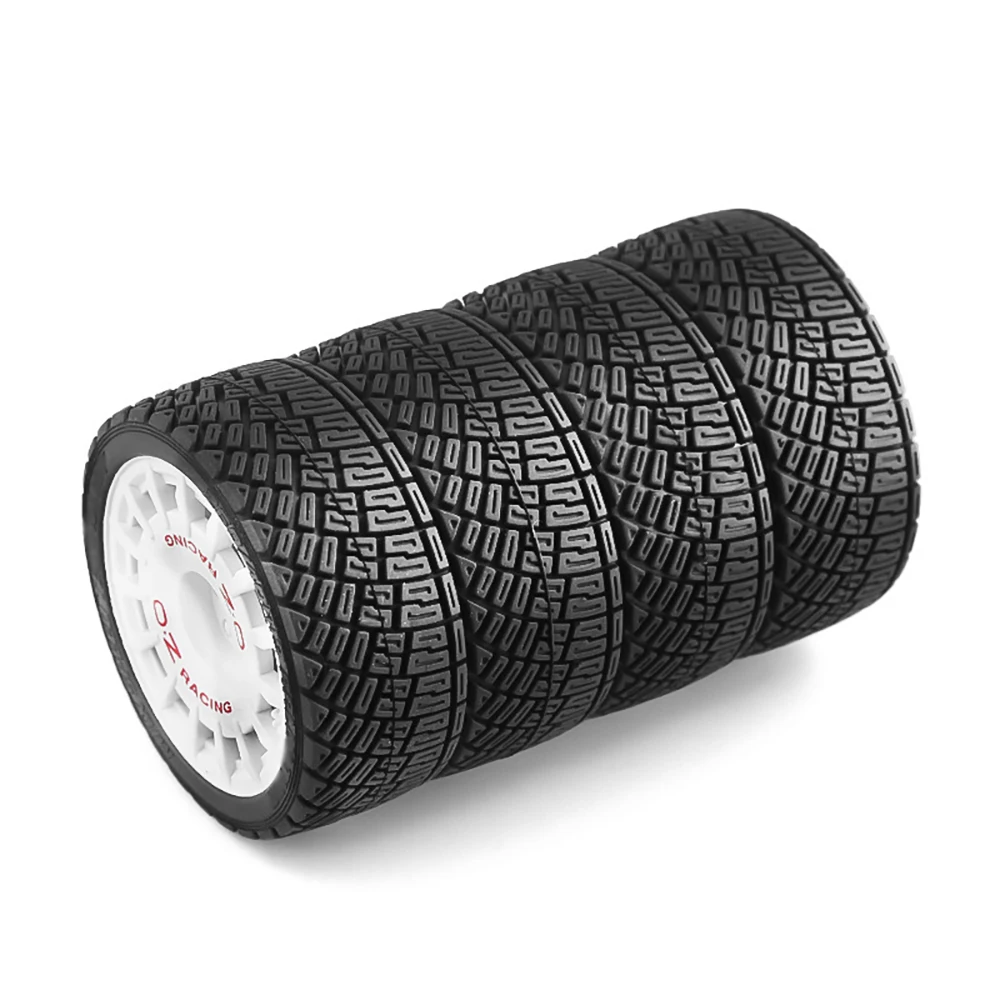 NEW 1/10 RC Racing Car Tires On Road Tyre Wheel For Tamiya TT01 TT02 XV01 TA06 PTG-2 HPI WR8 HSP /10 RC Car Upgrades Parts