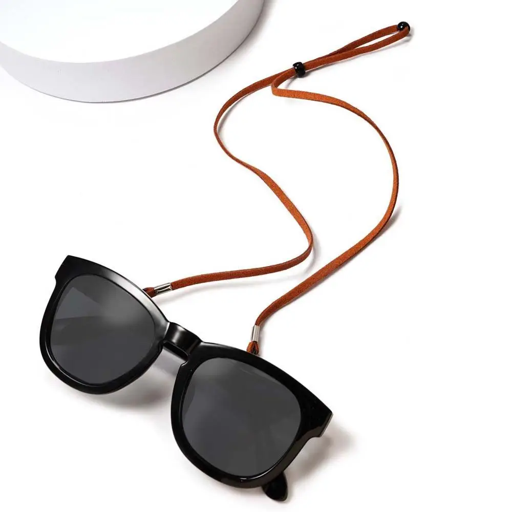 aabe Holder Leather Eyewear Retainer PU Neck Strap Rope Sunglasses Chains Glasses Lanyard