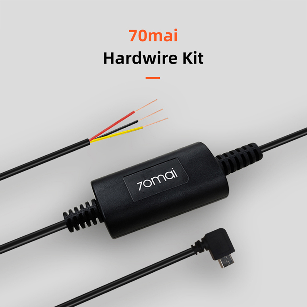 70mai Parking Surveillance Cable Hardwire Kit UP02 for 70mai 4K A800S A500S A400 M300 Lite2 1S Realize 24H Parking Monitoring