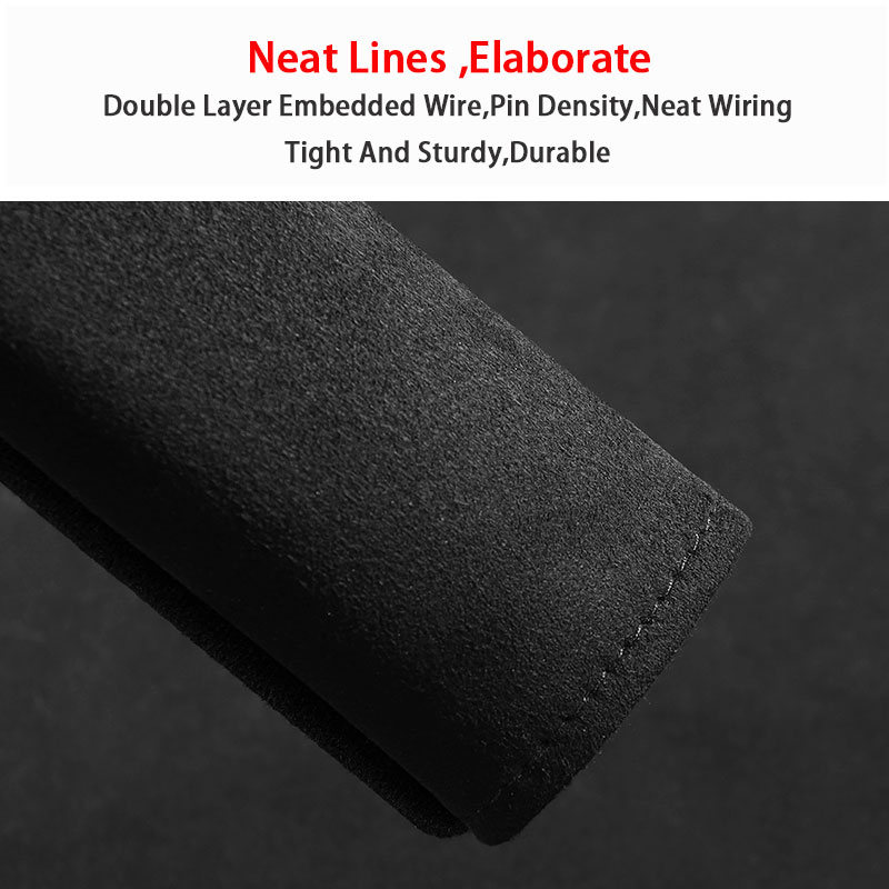 Car Styling Seat Belt Cover Suede Seatbelt Shoulder Strap Protector Pads For ford st LINE stline kuga fiesta car Accessories ff797