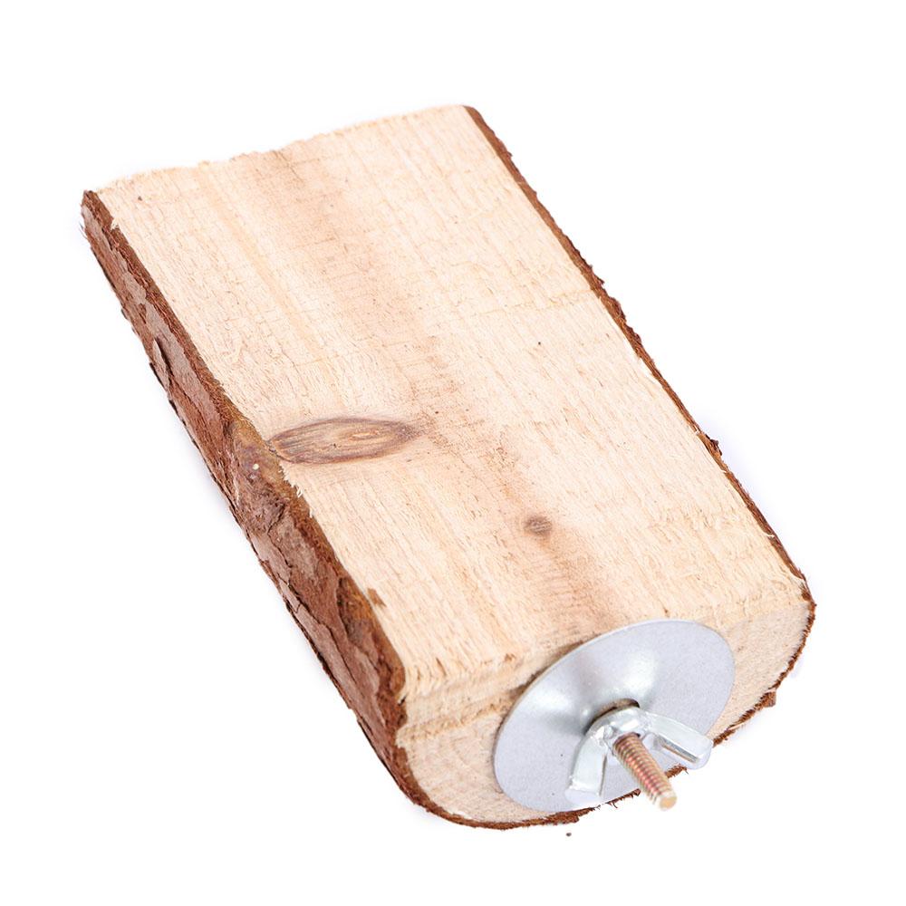 Wooden Rat Budgie Platform Perches Bird Toy Parrot Stand