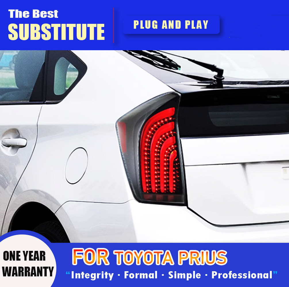 Car Styling for Toyota PRIUS Hybrid 2009-2014 Taillight DRL Rear Lamp Dynamic Turn Signal LED Brake Lights