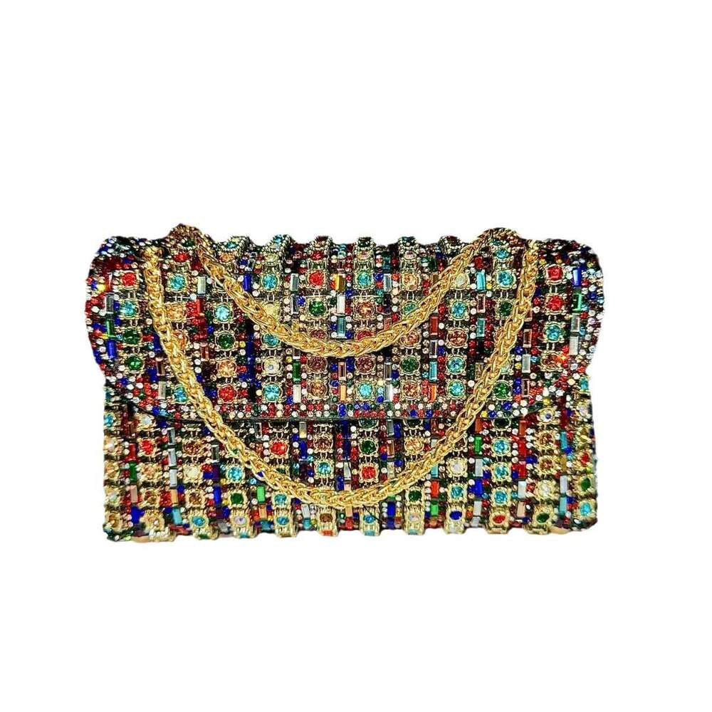 Luxurious Women's Evening Handbag - Exquisite Rhinestone Embellishments,Perfect for Banquet, Party, and Formal Occasions, Elegant Style Purse for