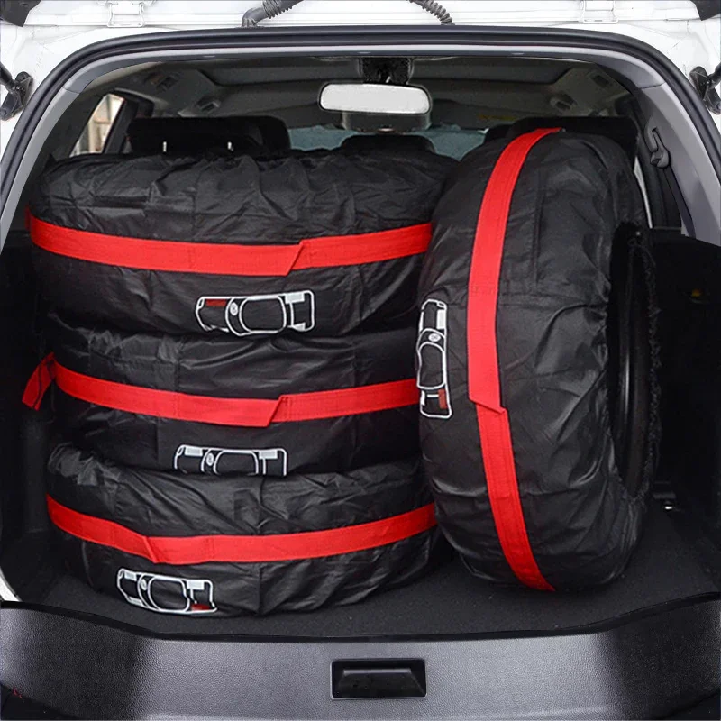 Bags Dustproof Storage Tire Waterproof ddmysmile S/L Universal Car Spare Cover Case Polyester Vehicle Wheel Protector Portable Wheel Bags Smile