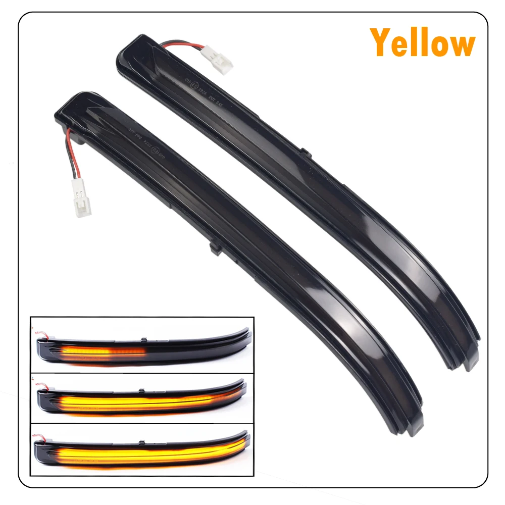 2Pieces Sequential Flashing Lamp For Peugeot 3008 5008 II 2017-2021 LED Dynamic Turn Signal Light For Citroen C5 Aircros