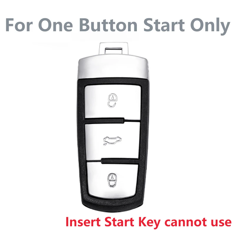 VW For CC Passat B6 B7 Passat 3C CC Sier Edge Car Remote Key Case Control Protective Cover Protecotr Fob Keyless smile