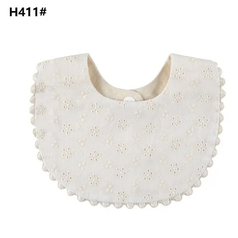 2020 New Baby Bibs Newborn 2025 Embroidery Floral Princess Cotton Bandana Feeding Saliva new Towel P31B