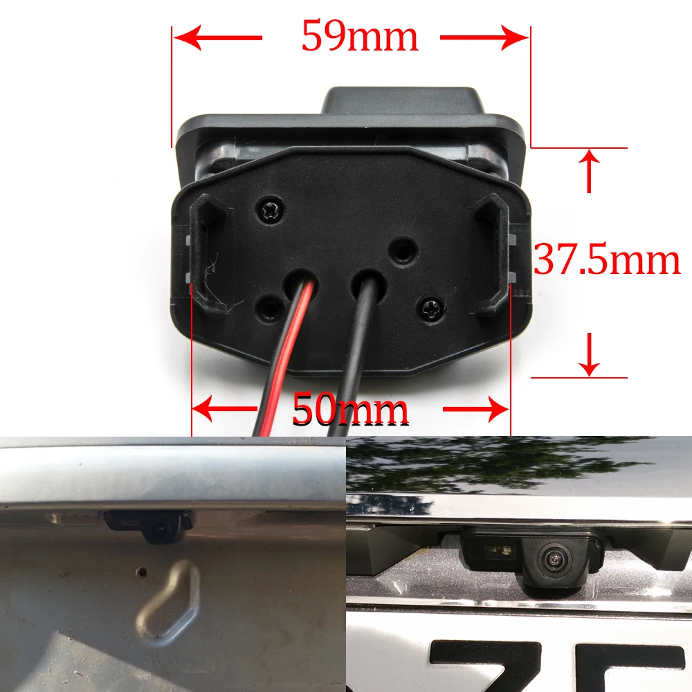 AHD CCD Fisheye HD Rear View Camera For Toyota Avensis T250 T270 2003-2015 Auris Car Backup Reverse Parking Monitor Night Vision smile