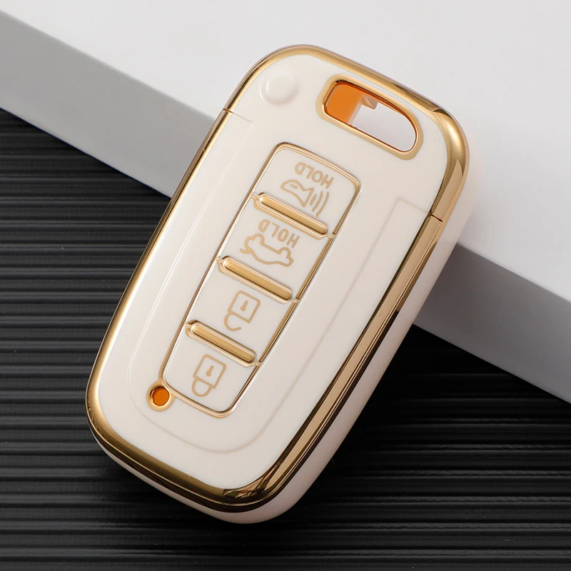 Key 3/4 Buttons Car Case Cover Shell Fob For Kia Hyundai EQUUS Optima K5 Forte Opirus ddmysmile Rohens Ix35 SOUL SORENTO MOHAVE Borrego Smile