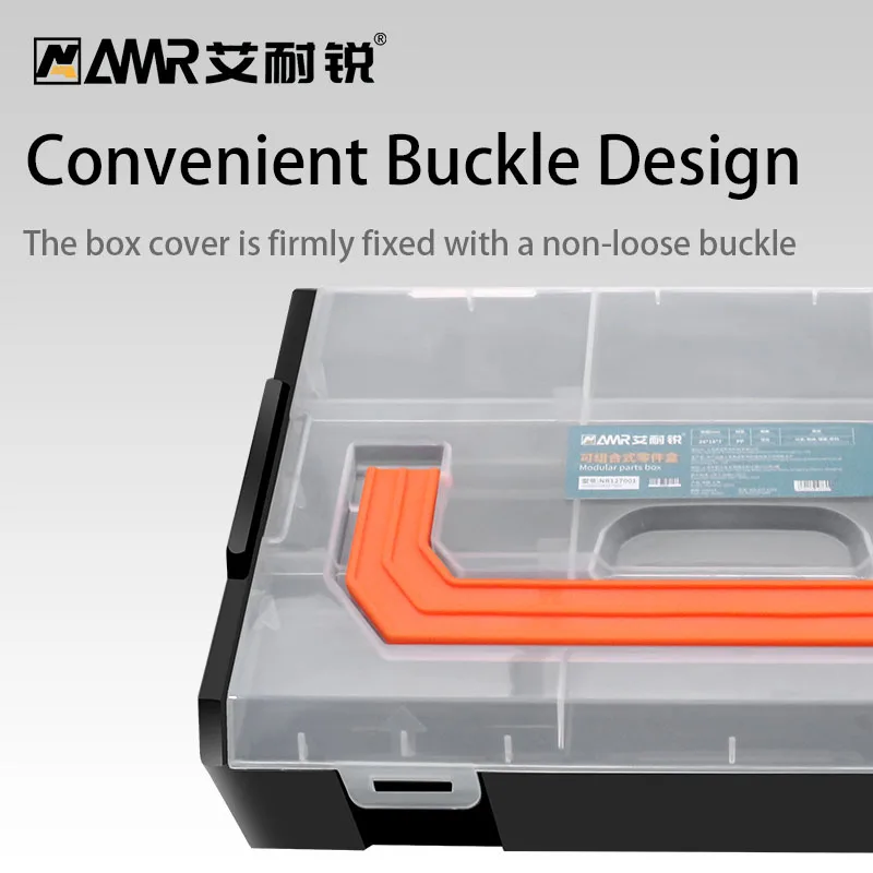 Toolbox Organizer Tool Organizer Nail Organizers Parts Case Storage Box Screw Nuts and Bolt Electronic Component Storage Bin - C