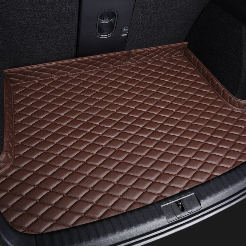 Alfombrilla de cuero Artificial personalizada para maletero de coche, accesorio Interior para Skoda Superb 2016-2019 2013-2015 2009-2013 1c643
