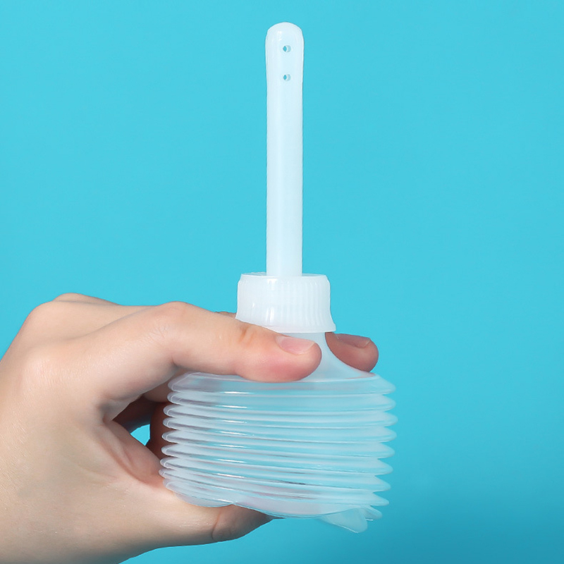 2Pcs 180ml Disposable Anal Vaginal Bulb Douche Irrigator Enema Rectal Syringe Cleaner For Woman Cleaning