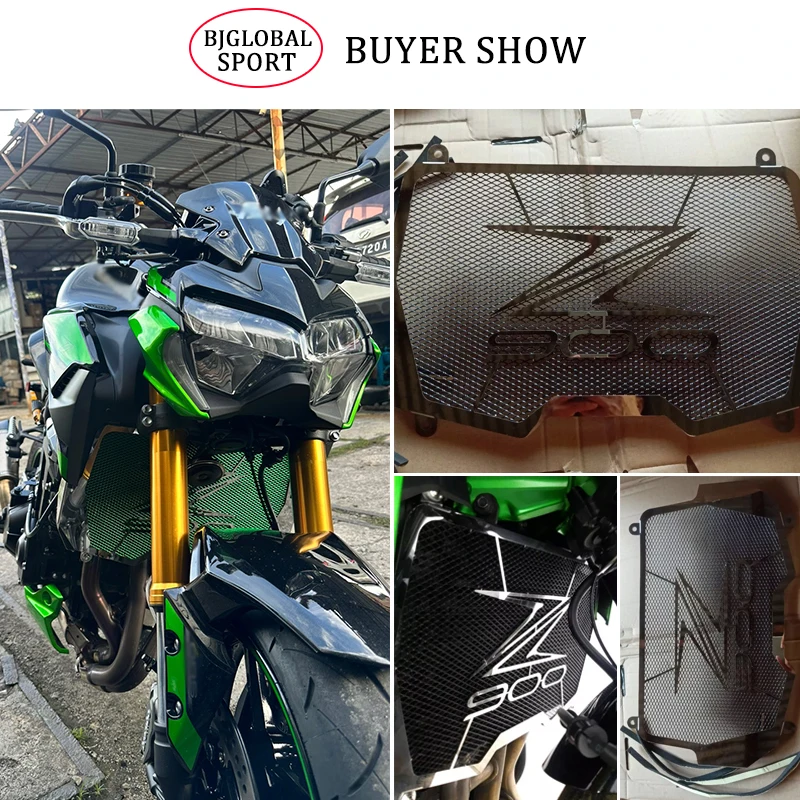 Radiator Trim Cover Grill Guard Grille Protector For Kawasaki Z900 SE ABS 2017 2018 2019 2020 2021 2022 2023 50th Anniversary